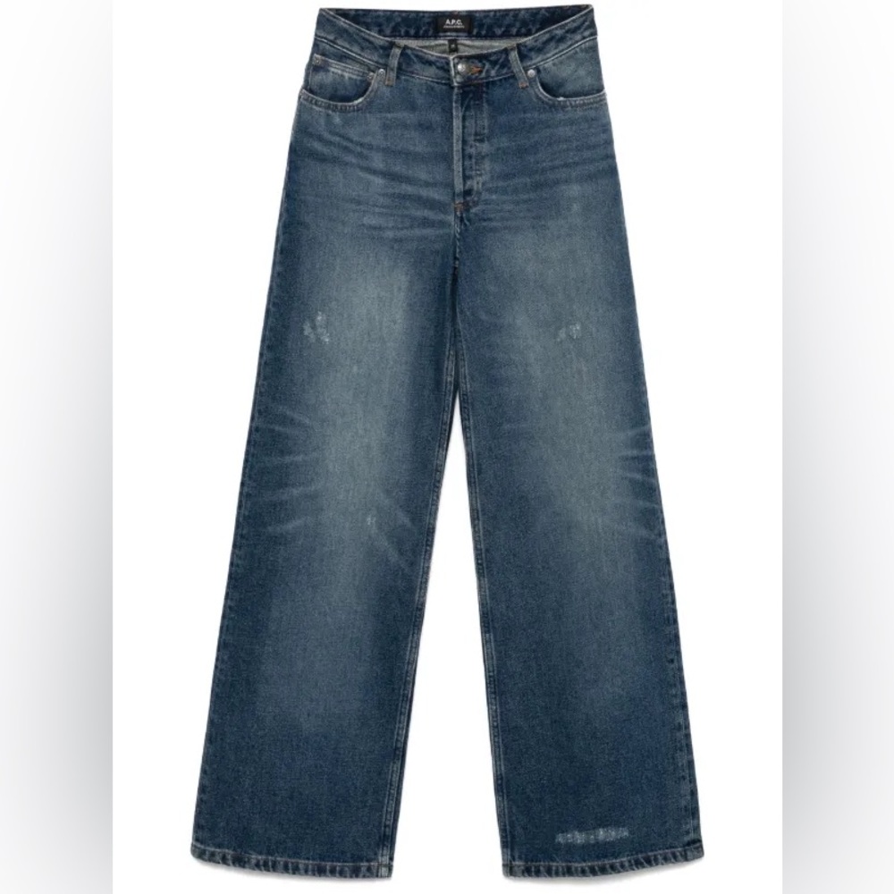 A.P.C. Wide-Leg Denim Jeans Elisabeth